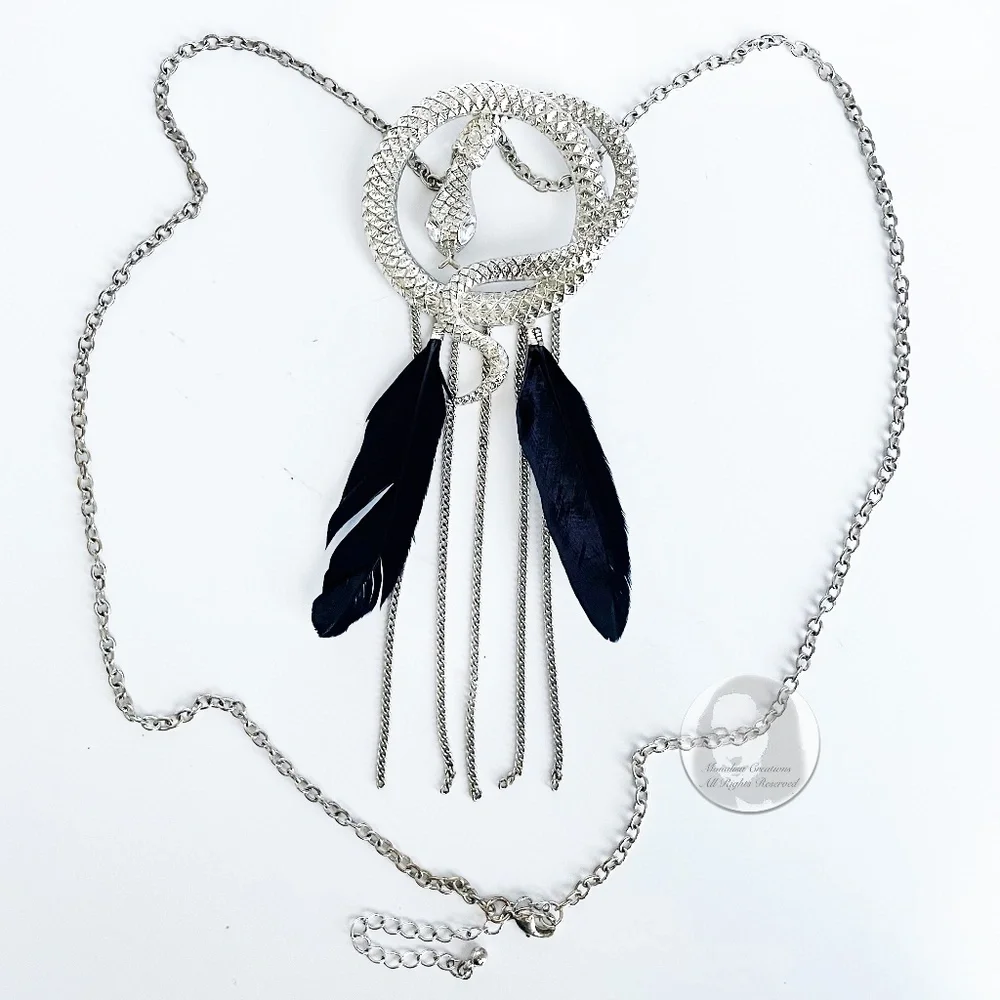 Vintage Snake and Feather 6